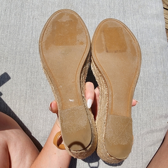 Tory Burch Colorblock Espadrille Wedge - Size 11 - Picture 8 of 9